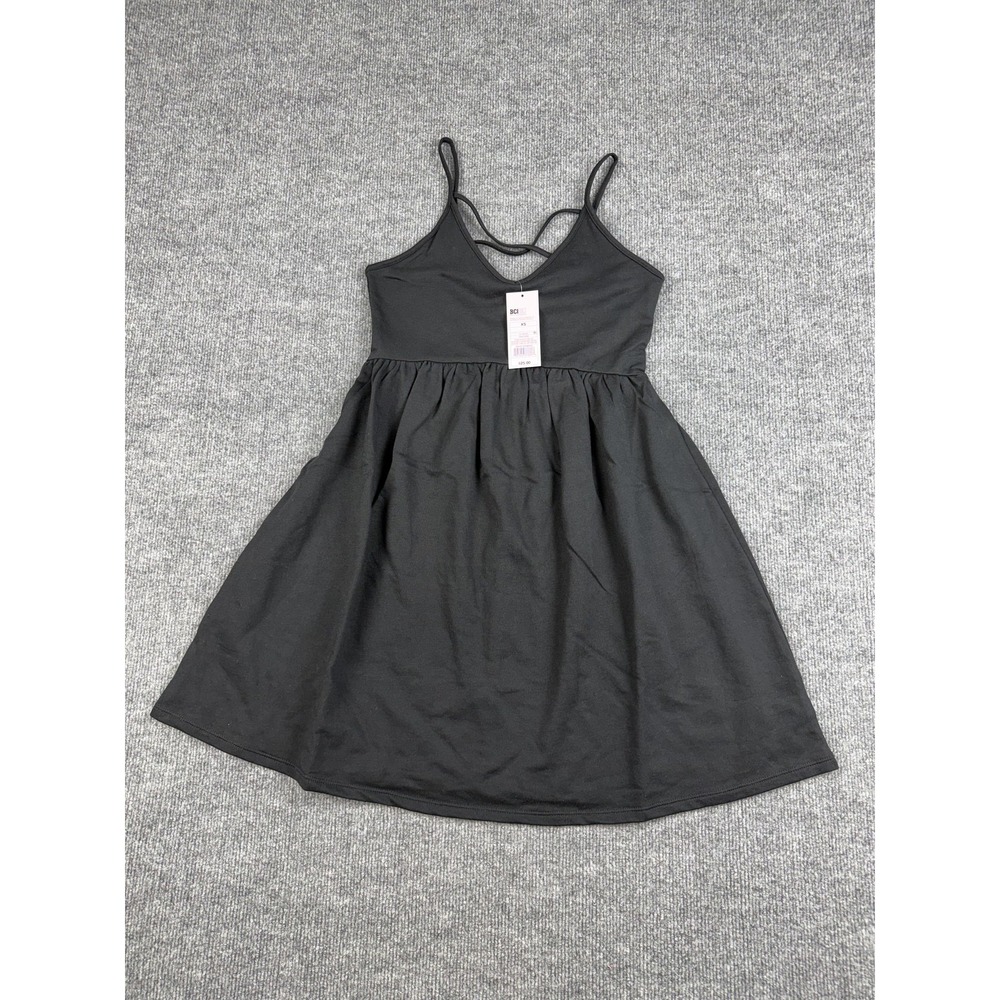 Wild Fable Dress Womens XS Black Sleeveless Babydoll Skater Mini Casual